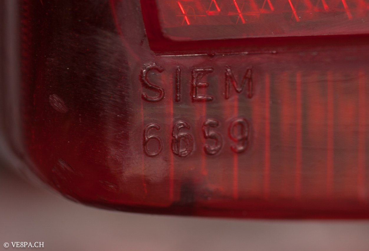 Vespa GTR 125, wie Vespa TS, Vespa Rally, Vespa SS 180, O-Lack, Original - VE8PA.CH - (46 von 66)