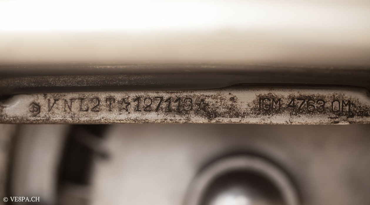 Vespa GTR 125, wie Vespa TS, Vespa Rally, Vespa SS 180, O-Lack, Original - VE8PA.CH - (62 von 66)