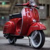 Vespa GTR (Gran Turismo) 125, Rosso Corallo, Jg. 1972, im O-Lack, original Zustand –&nbsp;VE8PA.CH-1-10
