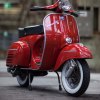 Vespa GTR (Gran Turismo) 125, Rosso Corallo, Jg. 1972, im O-Lack, original Zustand –&nbsp;VE8PA.CH-1-6