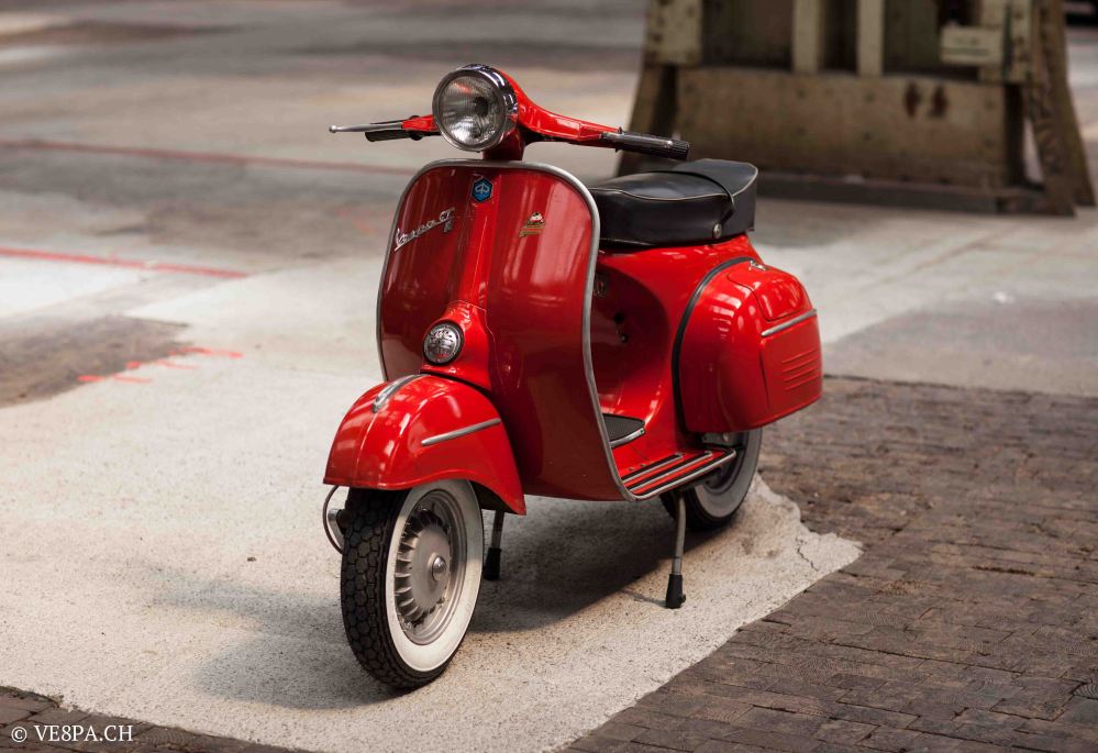 Vespa GTR (Gran Turismo) 125, Rosso Corallo, Jg. 1972, im O-Lack, original Zustand - VE8PA.CH-27