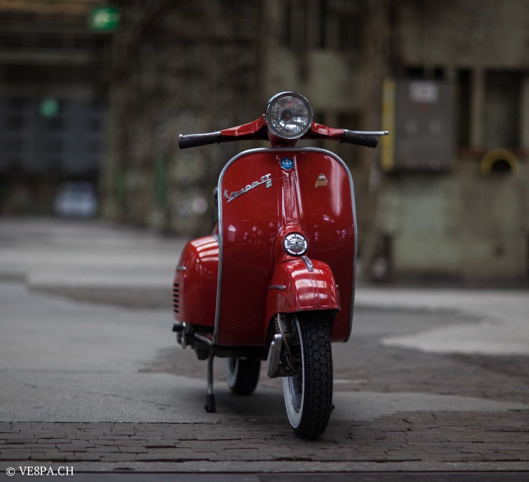 Vespa GTR (Gran Turismo) 125, Rosso Corallo, Jg. 1972, im O-Lack, original Zustand - VE8PA.CH-30