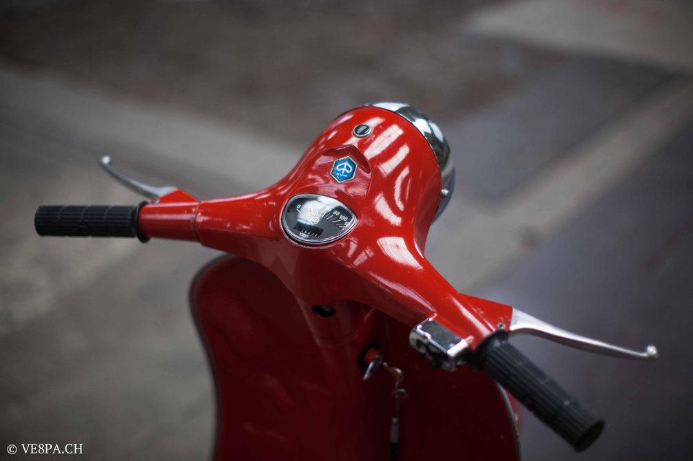 Vespa GTR (Gran Turismo) 125, Rosso Corallo, Jg. 1972, im O-Lack, original Zustand - VE8PA.CH-33