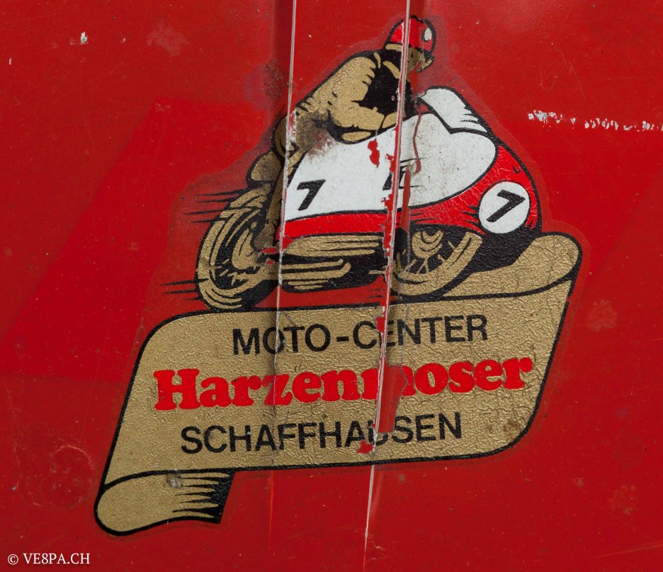 Vespa GTR (Gran Turismo) 125, Rosso Corallo, Jg. 1972, im O-Lack, original Zustand - VE8PA.CH-50