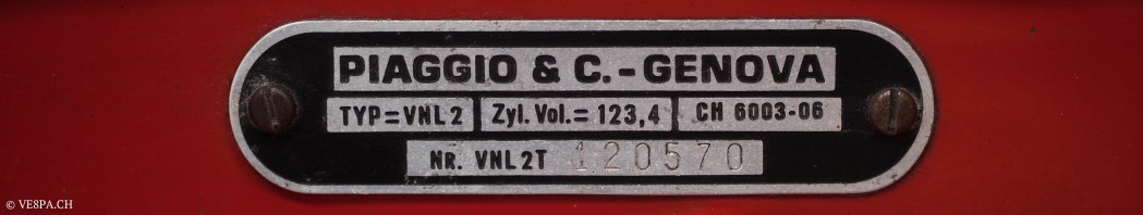 Vespa GTR (Gran Turismo) 125, Rosso Corallo, Jg. 1972, im O-Lack, original Zustand - VE8PA.CH-70