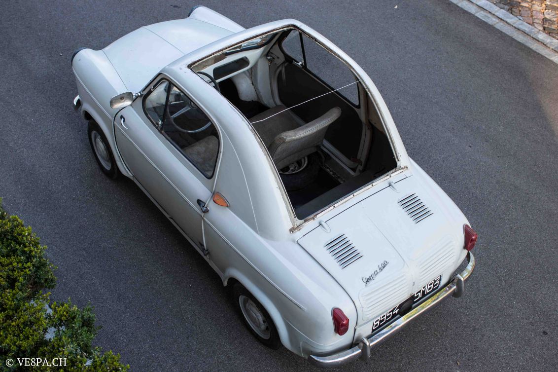 Vespa ACMA 400, 1958, O-Lack, Erstserie, www.VE8PA.CH-1-2