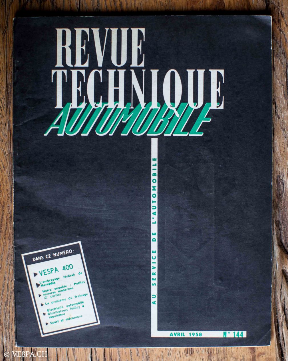 Vespa ACMA 400, 1958, O-Lack, Erstserie, www.VE8PA.CH-104