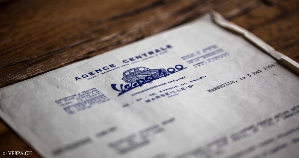 Vespa ACMA 400, 1958, O-Lack, Erstserie, www.VE8PA.CH-120