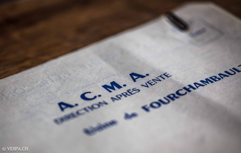 Vespa ACMA 400, 1958, O-Lack, Erstserie, www.VE8PA.CH-122