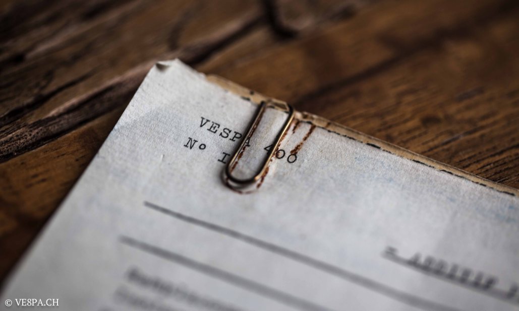 Vespa ACMA 400, 1958, O-Lack, Erstserie, www.VE8PA.CH-123