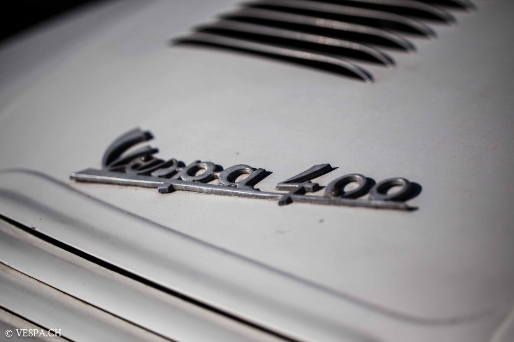 Vespa ACMA 400, 1958, O-Lack, Erstserie, www.VE8PA.CH-15