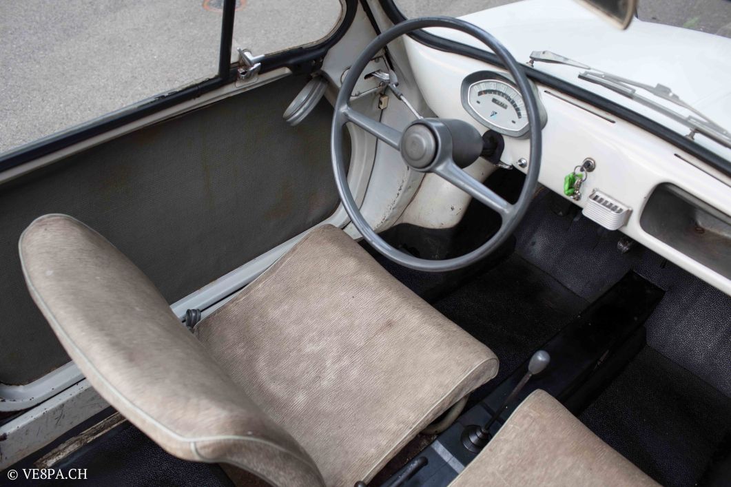 Vespa ACMA 400, 1958, O-Lack, Erstserie, www.VE8PA.CH-3