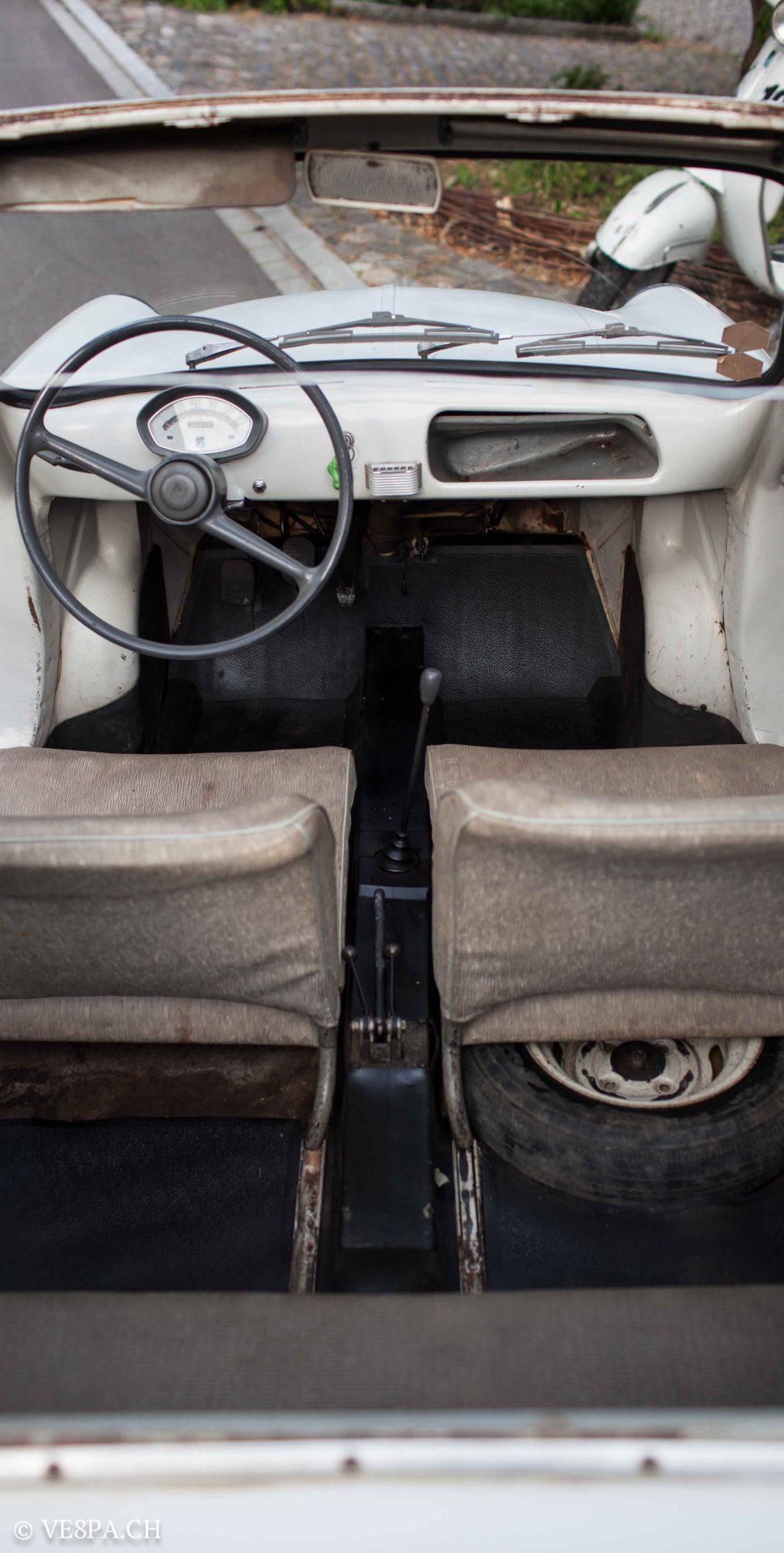 Vespa ACMA 400, 1958, O-Lack, Erstserie, www.VE8PA.CH-51