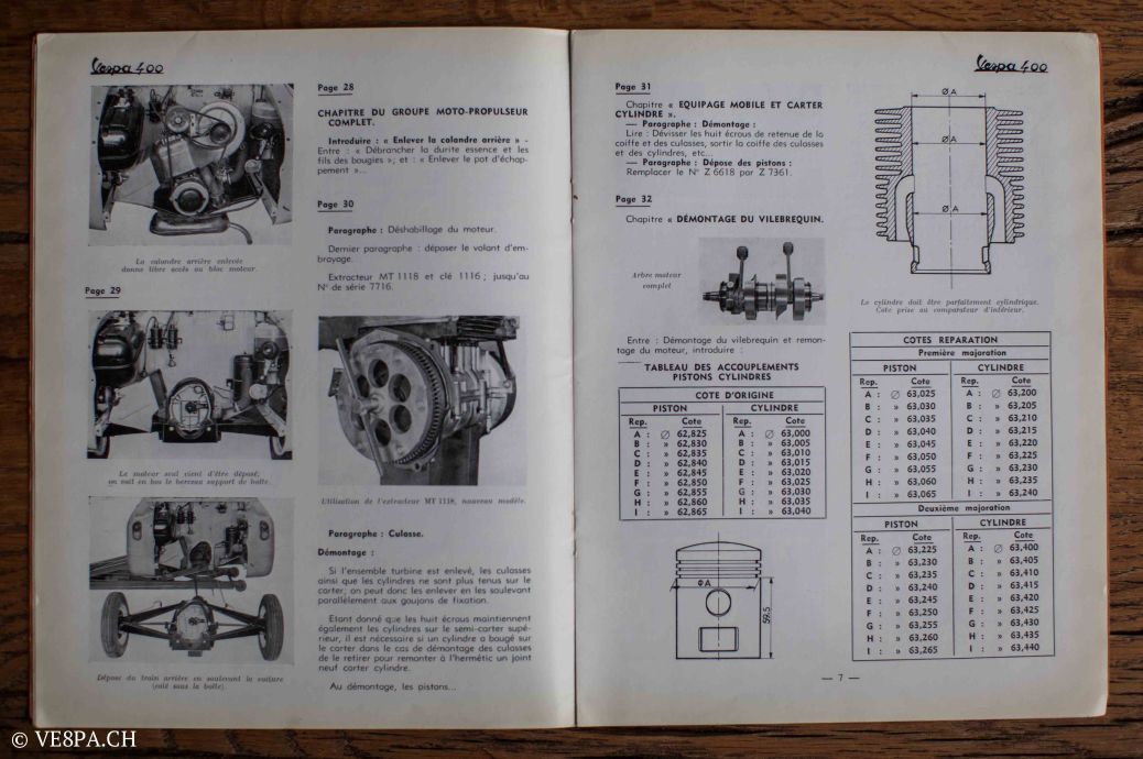 Vespa ACMA 400, 1958, O-Lack, Erstserie, www.VE8PA.CH-85