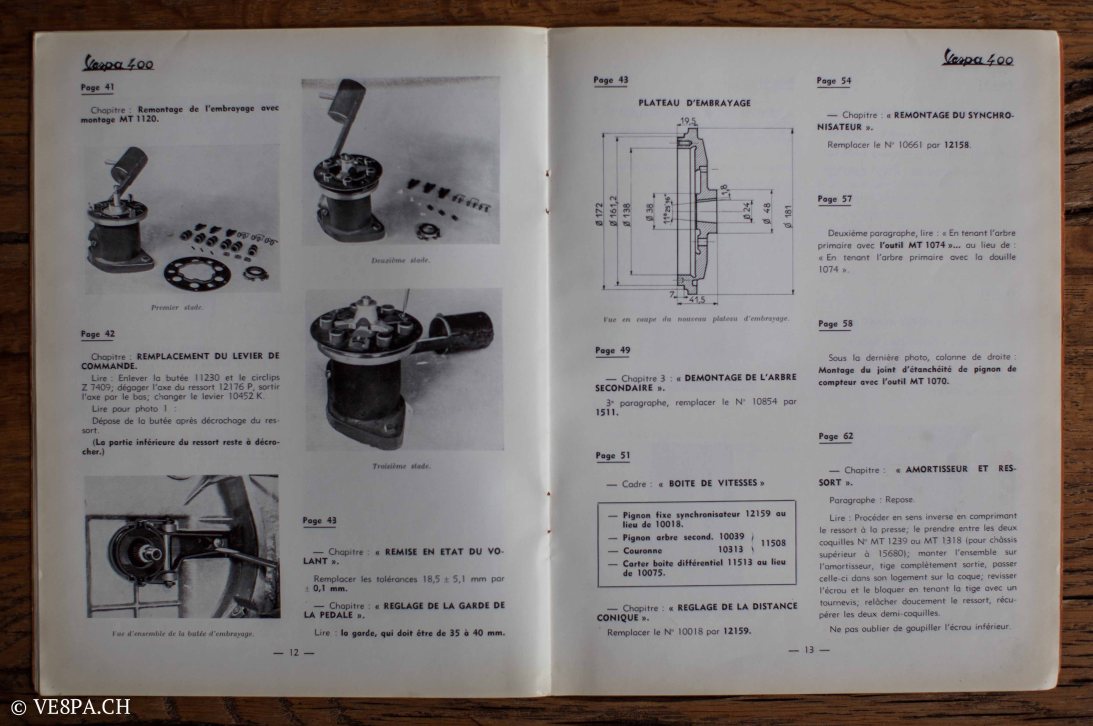Vespa ACMA 400, 1958, O-Lack, Erstserie, www.VE8PA.CH-88