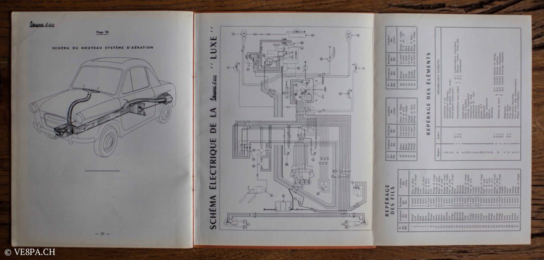 Vespa ACMA 400, 1958, O-Lack, Erstserie, www.VE8PA.CH-93
