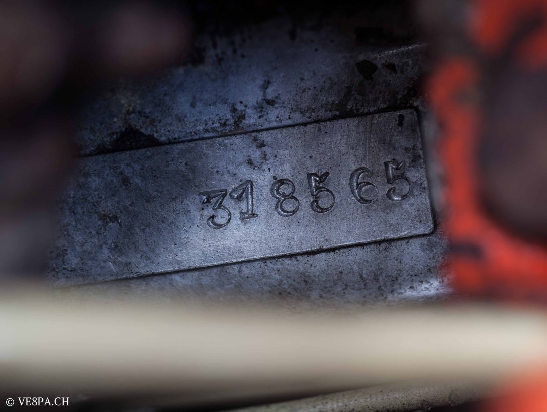 Vespa ACMA Typ N, 1960, 9535 KM, O-Lack, www.VE8PA.CH-46