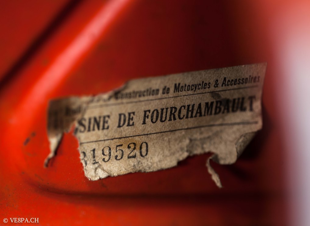 Vespa ACMA Typ N, 1960, 9535 KM, O-Lack, www.VE8PA.CH-73