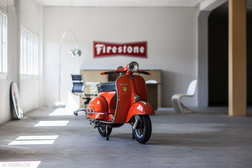 Vespa GTR 125, wie Vespa TS, Vespa Rally 180 200, Vespa SS 180, O-Lack, Conservata, Original - VE8PA.CH-2