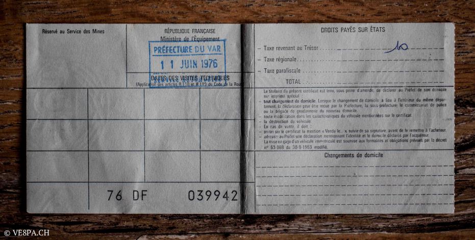 Vespa GTR 125, wie Vespa TS, Vespa Rally 180 200, Vespa SS 180, O-Lack, Conservata, Original - VE8PA.CH-2