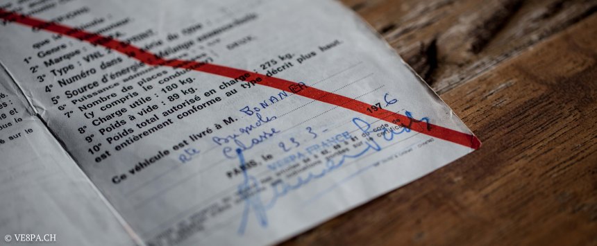 Vespa GTR 125, wie Vespa TS, Vespa Rally 180 200, Vespa SS 180, O-Lack, Conservata, Original - VE8PA.CH-6