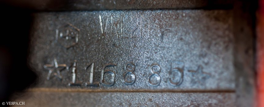 Vespa GTR 125, wie Vespa TS, Vespa Rally 180 200, Vespa SS 180, O-Lack, Conservata, Original - VE8PA.CH-80