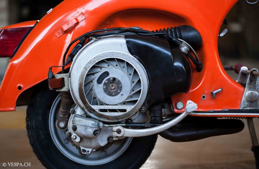 Vespa GTR 125, wie Vespa TS, Vespa Rally 180 200, Vespa SS 180, O-Lack, Conservata, Original - VE8PA.CH-81