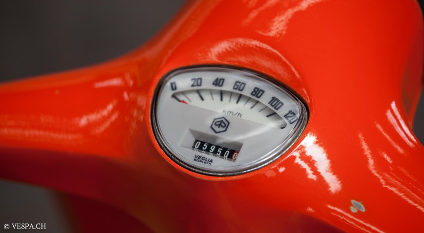 Vespa Primavera 1975, Orange, im O-Lack, Originallack, Vespa Smallframe wie Vespa 50SS, ET3, VE8PA.CH-1 2