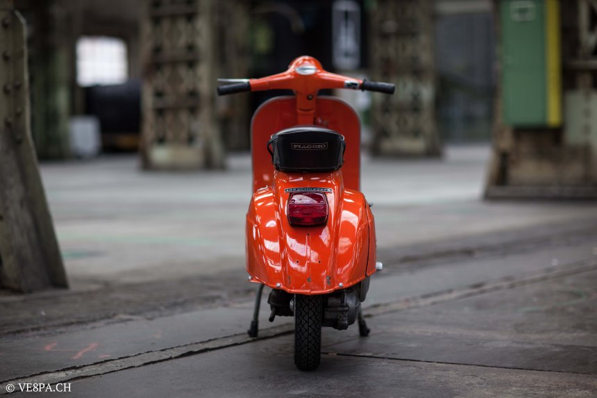 Vespa Primavera 1975, Orange, im O-Lack, Originallack, Vespa Smallframe wie Vespa 50SS, ET3, VE8PA.CH-20