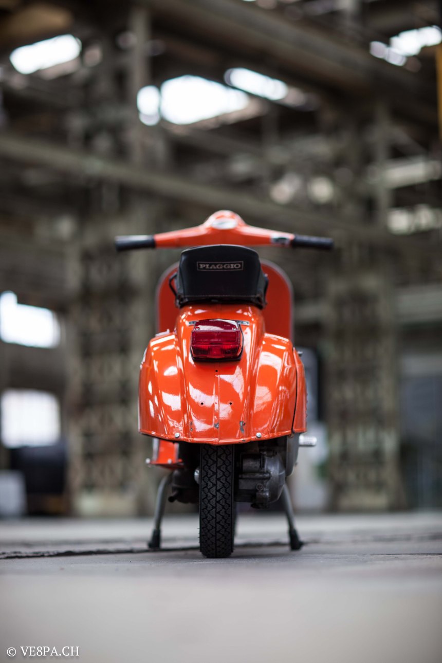 Vespa Primavera 1975, Orange, im O-Lack, Originallack, Vespa Smallframe wie Vespa 50SS, ET3, VE8PA.CH-21