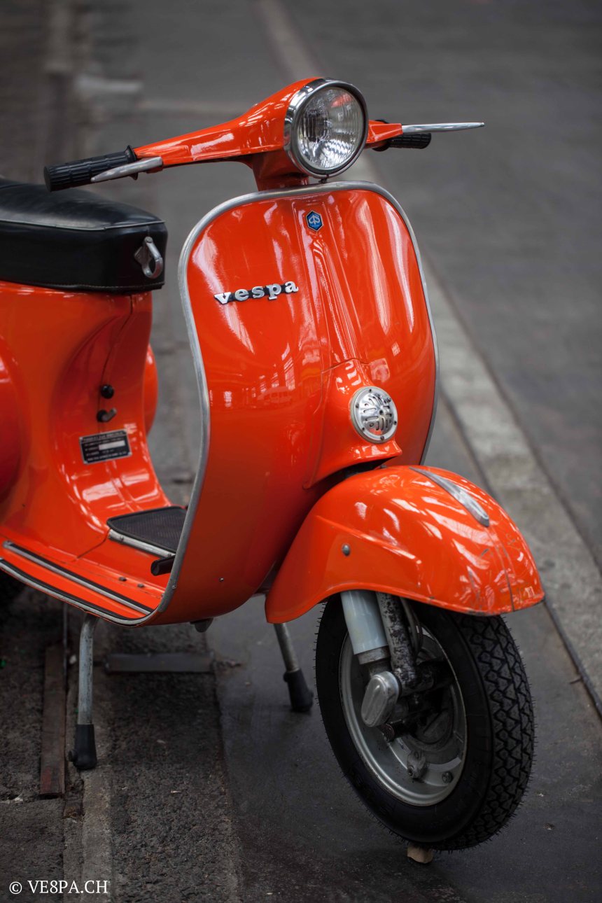Vespa Primavera 1975, Orange, im O-Lack, Originallack, Vespa Smallframe wie Vespa 50SS, ET3, VE8PA.CH-27