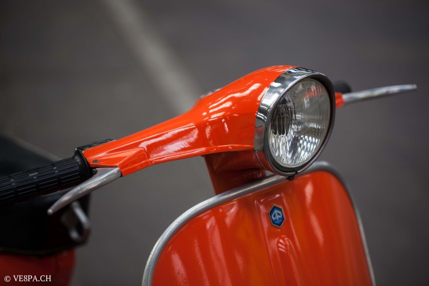 Vespa Primavera 1975, Orange, im O-Lack, Originallack, Vespa Smallframe wie Vespa 50SS, ET3, VE8PA.CH-28