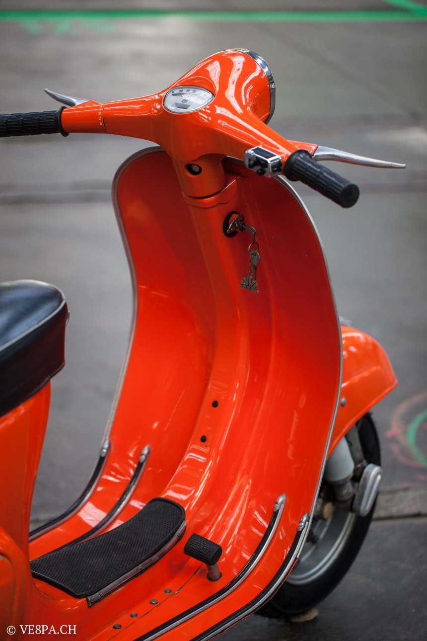 Vespa Primavera 1975, Orange, im O-Lack, Originallack, Vespa Smallframe wie Vespa 50SS, ET3, VE8PA.CH-30