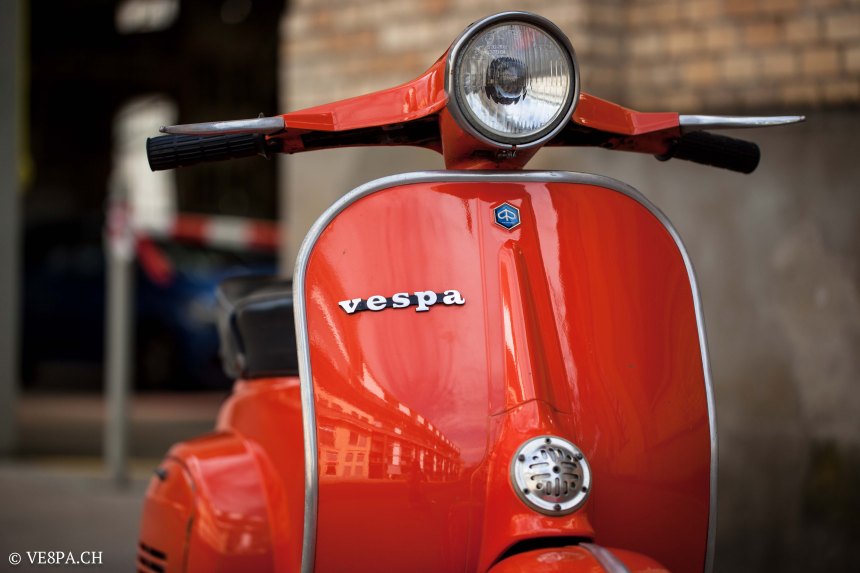 Vespa Primavera 1975, Orange, im O-Lack, Originallack, Vespa Smallframe wie Vespa 50SS, ET3, VE8PA.CH-39