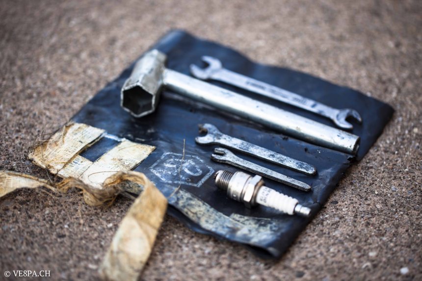 Vespa Primavera 1975, Orange, im O-Lack, Originallack, Vespa Smallframe wie Vespa 50SS, ET3, VE8PA.CH-53