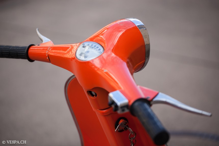 Vespa Primavera 1975, Orange, im O-Lack, Originallack, Vespa Smallframe wie Vespa 50SS, ET3, VE8PA.CH-56