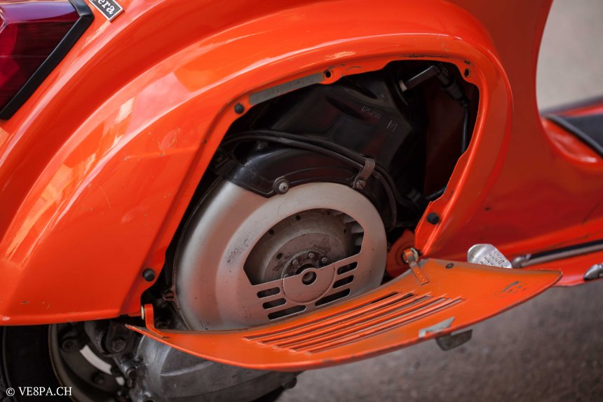 Vespa Primavera 1975, Orange, im O-Lack, Originallack, Vespa Smallframe wie Vespa 50SS, ET3, VE8PA.CH-57