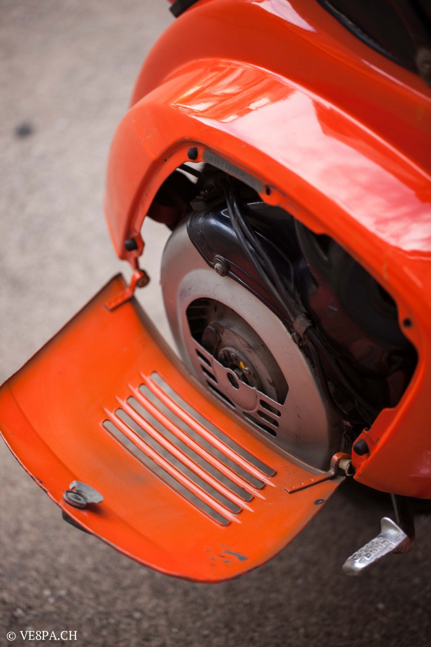 Vespa Primavera 1975, Orange, im O-Lack, Originallack, Vespa Smallframe wie Vespa 50SS, ET3, VE8PA.CH-60