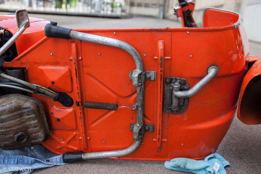 Vespa Primavera 1975, Orange, im O-Lack, Originallack, Vespa Smallframe wie Vespa 50SS, ET3, VE8PA.CH-65