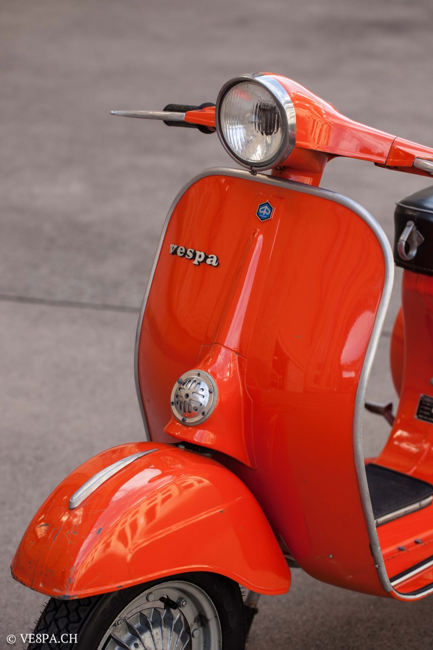 Vespa Primavera 1975, Orange, im O-Lack, Originallack, Vespa Smallframe wie Vespa 50SS, ET3, VE8PA.CH-72