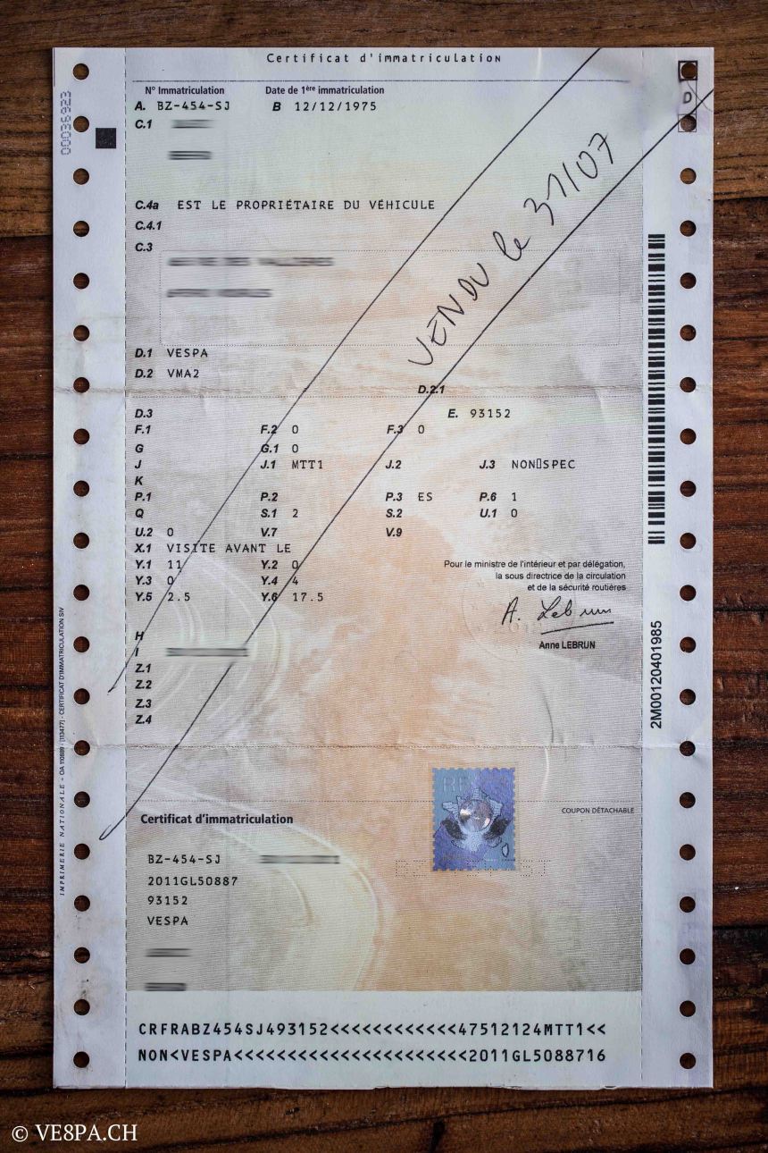 Vespa Primavera 1975, Orange, im O-Lack, Originallack, Vespa Smallframe wie Vespa 50SS, ET3, VE8PA.CH-77