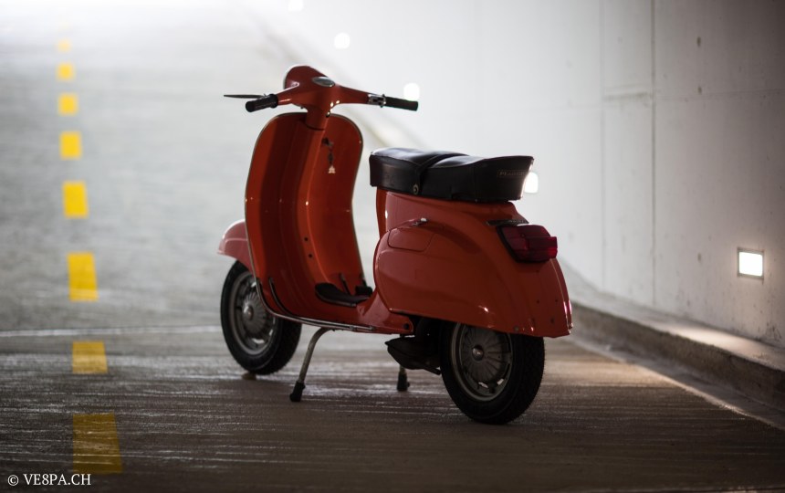 Vespa Primavera 1975, Orange, im O-Lack, Originallack, Vespa Smallframe wie Vespa 50SS, ET3, VE8PA.CH-9